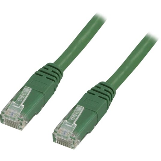 Deltaco Cat.6 Nettverkskabel 0.5m Grønn RJ-45