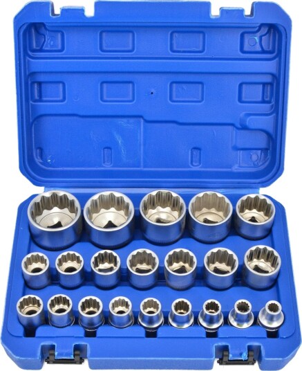 Silver Pipesett EXSK-021-03 1/2", 8-36mm 21 Deler Silver Pipesett EXSK-021-03 1/2", 8-36mm 21 Deler