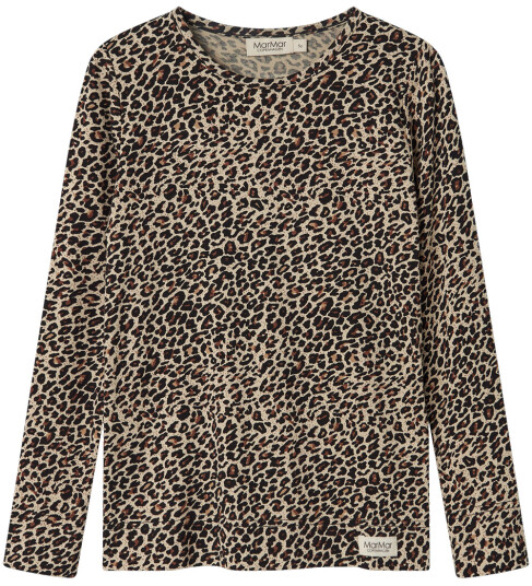 Marmar Genser Viskose Brown Leo 5 år 110 Genser Beige Brun