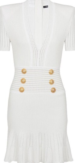 Balmain Dame Kjoler Hvit L,