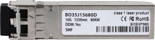 Blueoptics Sfp-10G-Zr-Lo-Bo Fiber Optisk 10000 Mbit/S Sfp+ Lc 80000 M 1550 Dbmw