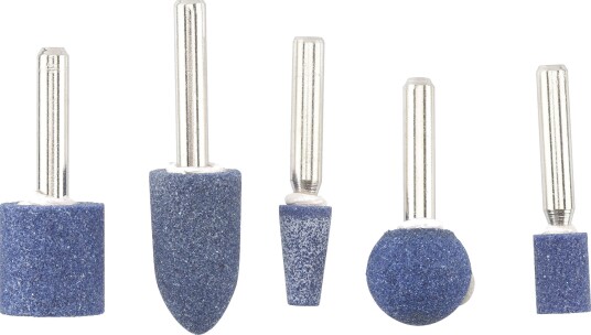 Irwin Slipesteinsett 5 deler med aksling - 6 mm