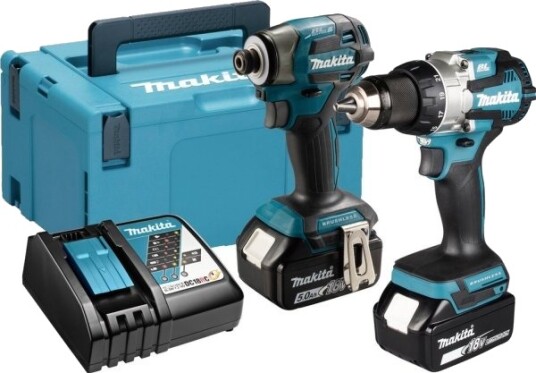Makita LXT 2x5,0Ah Batteridrevet Verktøysett DDF489+DTD173 i Makpack Makita LXT 2x5,0Ah Batteridrevet Verktøysett DDF489+DTD173 i Makpack