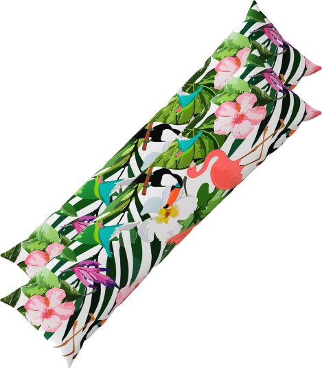 vidaXL Putetrekk 2 pcs HEERLEN Svart 40 x 145 cm Polyester