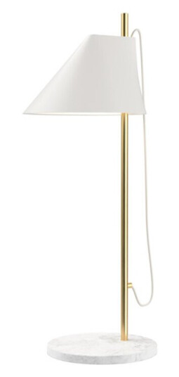 Louis Poulsen Yuh Bordlampe Hvit/Messing