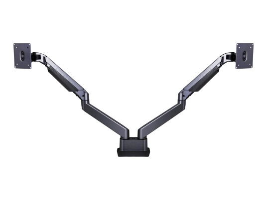 Multibrackets M VESA Gas Lift Arm Dual Side by Side stativ - justerbar arm - for 2 LCD-skjermer - svart HD