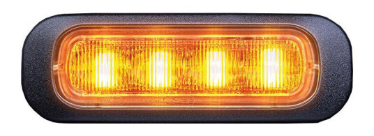 Strands Dark Knight Varsellys 4 LED 4 LED, ECE R65, Mørkt glass