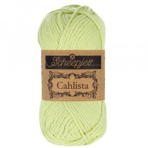 Scheepjes Cahlista Garn Unicolor 392 Lime Juice