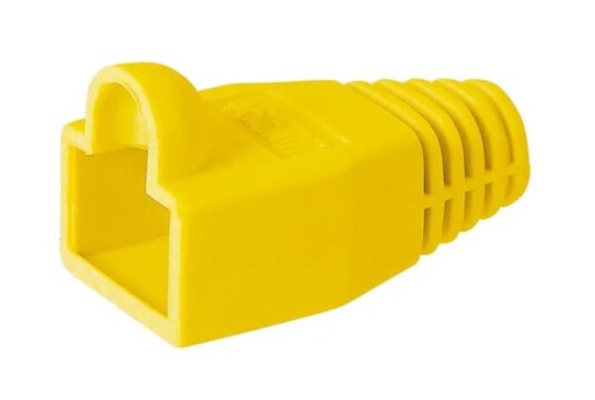 Bøyebeskyttelse RJ-45 Gul