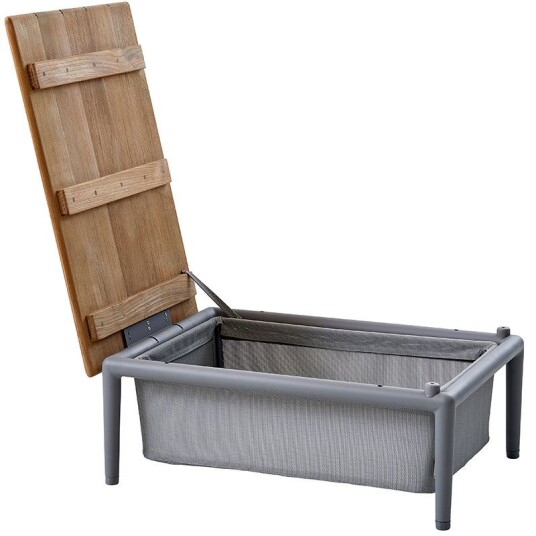 Cane line Conic Box Table Lys grå Cane line Conic Box Table Lys grå