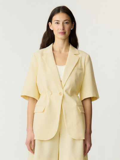 Y.A.S Likka 2/4 Tunnel Blazer Gul 34
