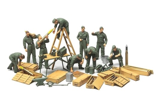 Tamiya 1/48 German Field Maintenance Set