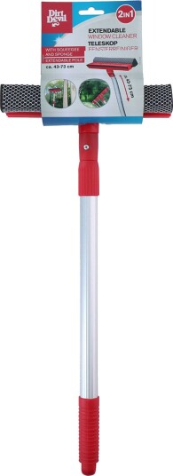 Dirt Devil 2-i-1 Vindusvasker med teleskopskaft (43-73x20 cm)