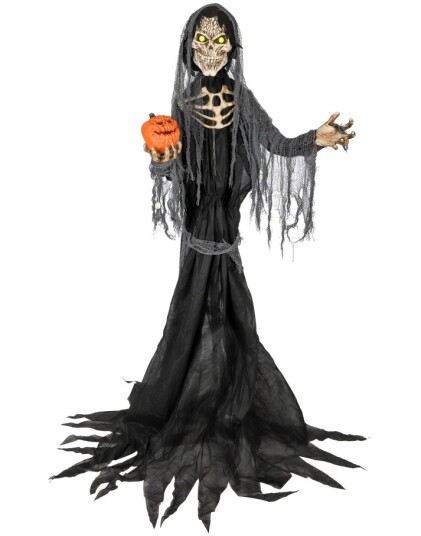 Joker Grim Reaper Dekorasjon med Lyd Lys og Bevegelse 170 cm