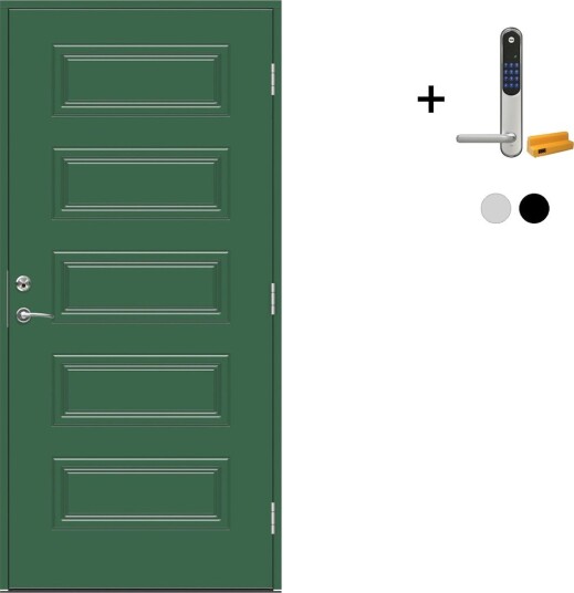 Ytterdør Swedoor Advance-Line Classic Beethoven med Yale Entrus