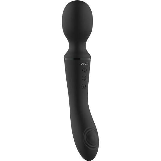 VIVE VIVE Enora Wand & Vibrator Black VIVE VIVE Enora Wand & Vibrator Black