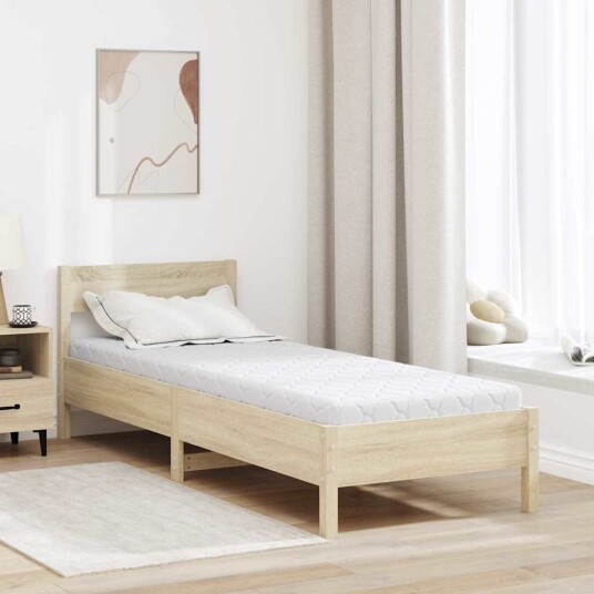 vidaXL Madrass Hvit 70 x 200 cm Jakardstoff
