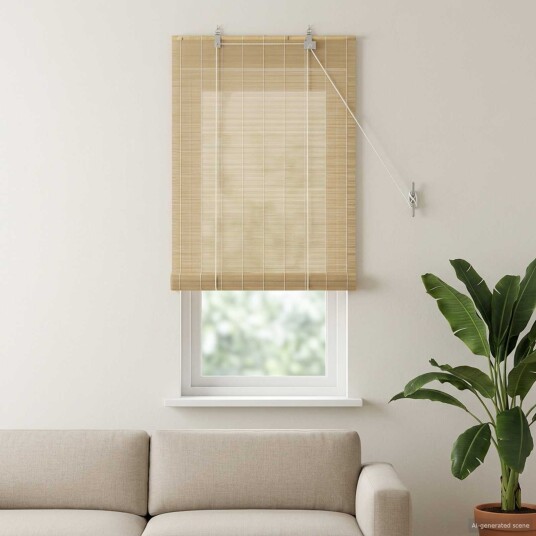 vidaXL Rullegardin Naturlig 40 x 160 cm Bambus