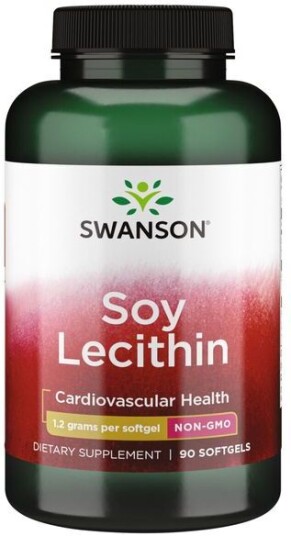 Swanson Soy Lecithin 90 Kapsler Swanson Soy Lecithin 90 Kapsler