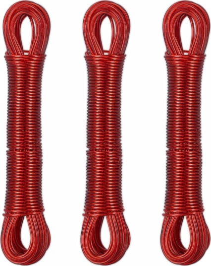 Kleshenger med ståltråd 3 x 20 m Kleshenger med ståltråd 3 x 20 m