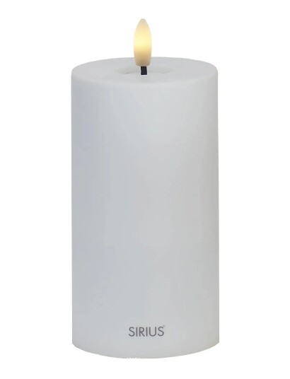 Sirius Home Sille Solar Ø7,5Xh15Cm Hvid White 