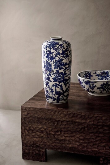 Ellos Home Vase Ellia høyde 47 cm Hvit