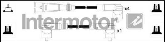 Tennplugg kabelsett INTERMOTOR 73122
