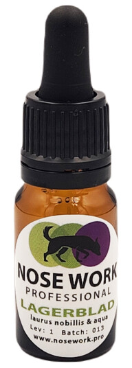Hydrolat Lagerblad PRO 10 ml for hundetrening fra Nose Work Nordic Hydrolat Lagerblad PRO 10 ml for hundetrening fra Nose Work Nordic