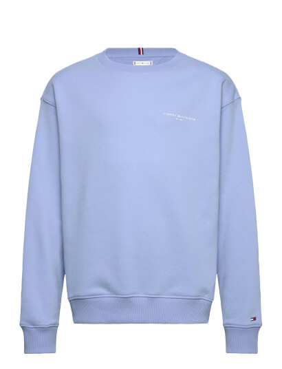 Tommy Hilfiger Mini Corp C-Neck Sweatshirt White 128 Tommy Hilfiger Mini Corp C-Neck Sweatshirt White 128