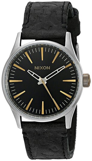 Nixon Herreklokke A3772222 00 The Sentry Sort/Lær Ø38 mm Nixon Herreklokke A3772222 00 The Sentry Sort/Lær Ø38 mm