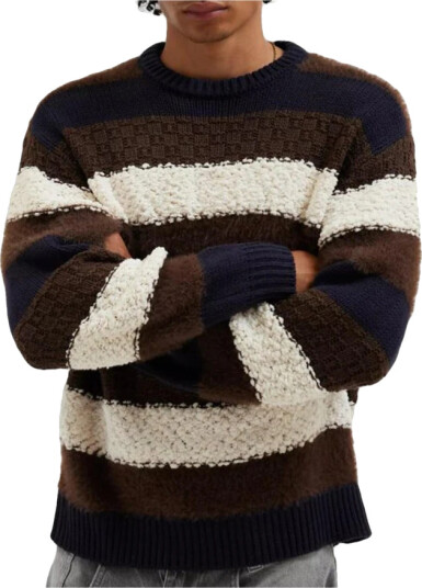 Obey Herre Strikkevarer Flerfarget L, Obey Herre Strikkevarer Flerfarget L,