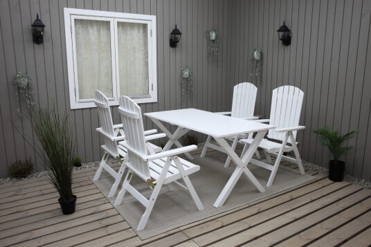 Hagemøbelsett Tvedestrand 150cm