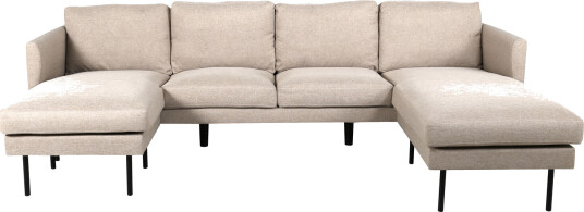 Zoom sofa U-sofa brun. Zoom sofa U-sofa brun.