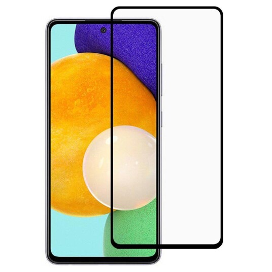INCOVER Samsung Galaxy A53 (5G) Skjermbeskytter i Glass - Full-fit - Svart Kant