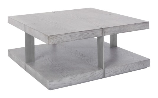 Loft24 Rocky sofabord 100 cm, grå/Silver Unoliving 1743757-01-0 1743758-01-0