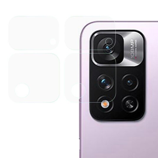 INCOVER Xiaomi Redmi Note 11 Pro+ (Plus) Herdet Glass Kameralins - Gjennomsiktig (2 stk.)