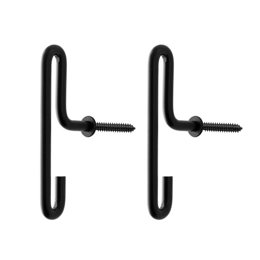 Moebe veggknagg small 2-stk. Svart Moebe veggknagg small 2-stk. Svart