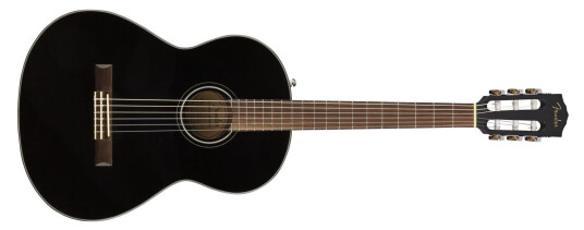 Fender Cn-60s Svart, Walnut Fingerboard