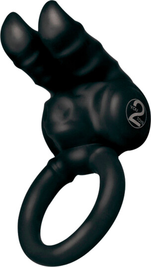You2Toys Taurus Penisring med Vibrator      - Svart