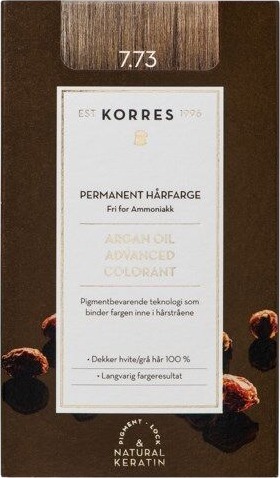 Korres Argan Oil Colorant 7.73 Golden Mocha