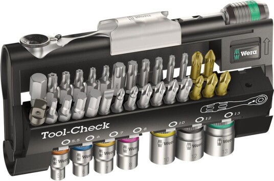 Wera Tool-Check 1 Bitsskrutrekkersett med 38 Deler
