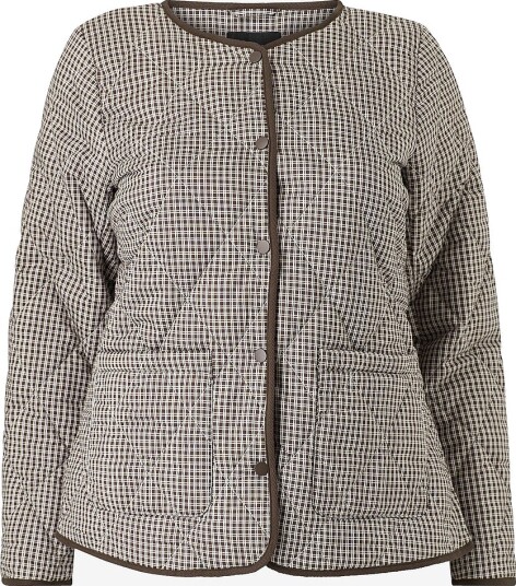 Zizzi Jakke mMaria L/S Brun