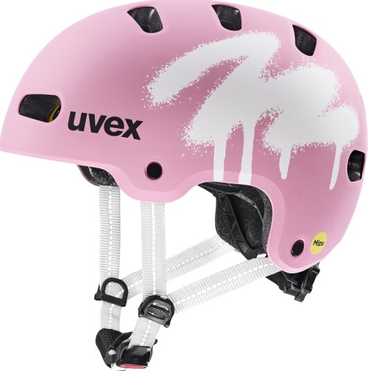 Uvex Kid 4 Style MIPS Barnesykkelhjelm - 51-55cm - Strawberry Matte