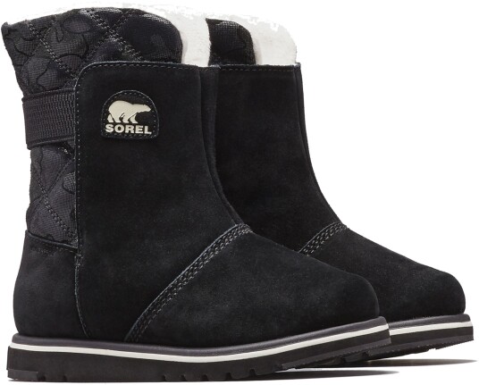 Sorel Children's Rylee Vintersko Black/Light Bisque 25 Sorel Children's Rylee Vintersko Black/Light Bisque 25