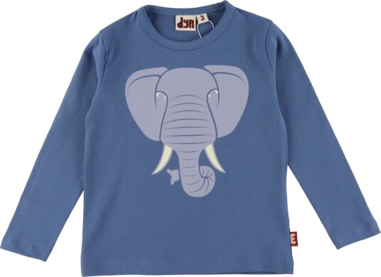 DYR Cph Genser Dyrroar Kald Blue Elefant DYR 4 år 104 Genser Blå
