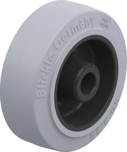 Blickle 843911 Poev 80/12G-Sg Plast Hjul, Hjuldiameter 80 Mm, Bæreevne Maks. 140 Kg