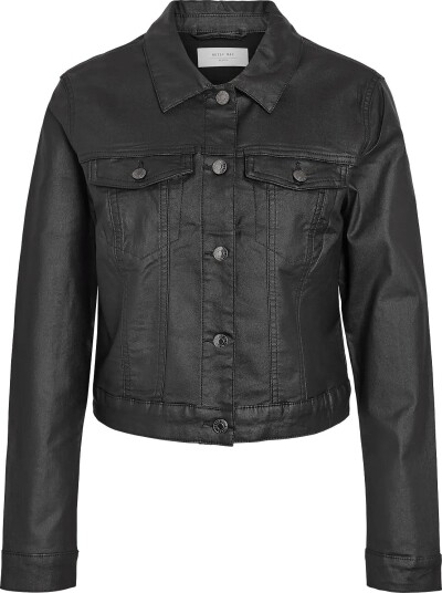 NOISY MAY Nmcoated Debra Ls Jacket Noos   Black   L