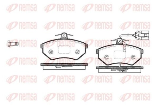 Bremseklosser REMSA 0134.82 Bremseklosser REMSA 0134.82