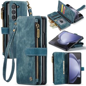 Caseme Samsung Galaxy Z Fold6 C30 Multifunksjonell Lommebok deksel   Blå