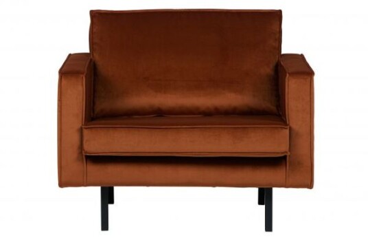 BePureHome Rodeo Lenestol velur - Rust Unoliving
